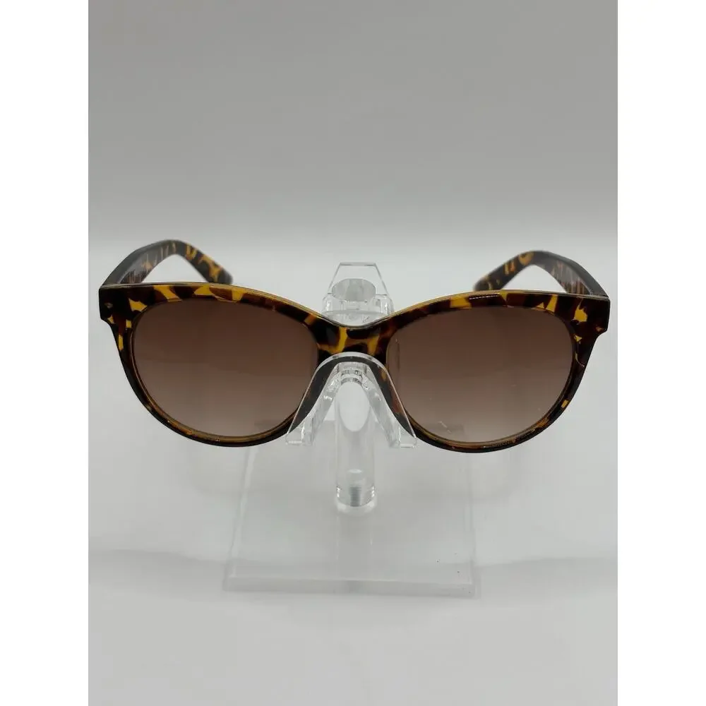 Oscar de la Renta Tortoise Oversized Sunglasses Brown Gradient Lens